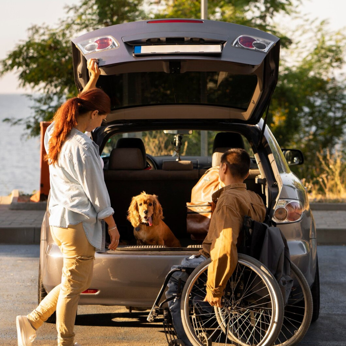 Wheelchair-accessible vehicle for safe NDIS transportation services